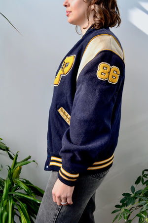 Eighties Wool Letterman Jacket