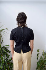 Vintage Nylon Pleat Blouse