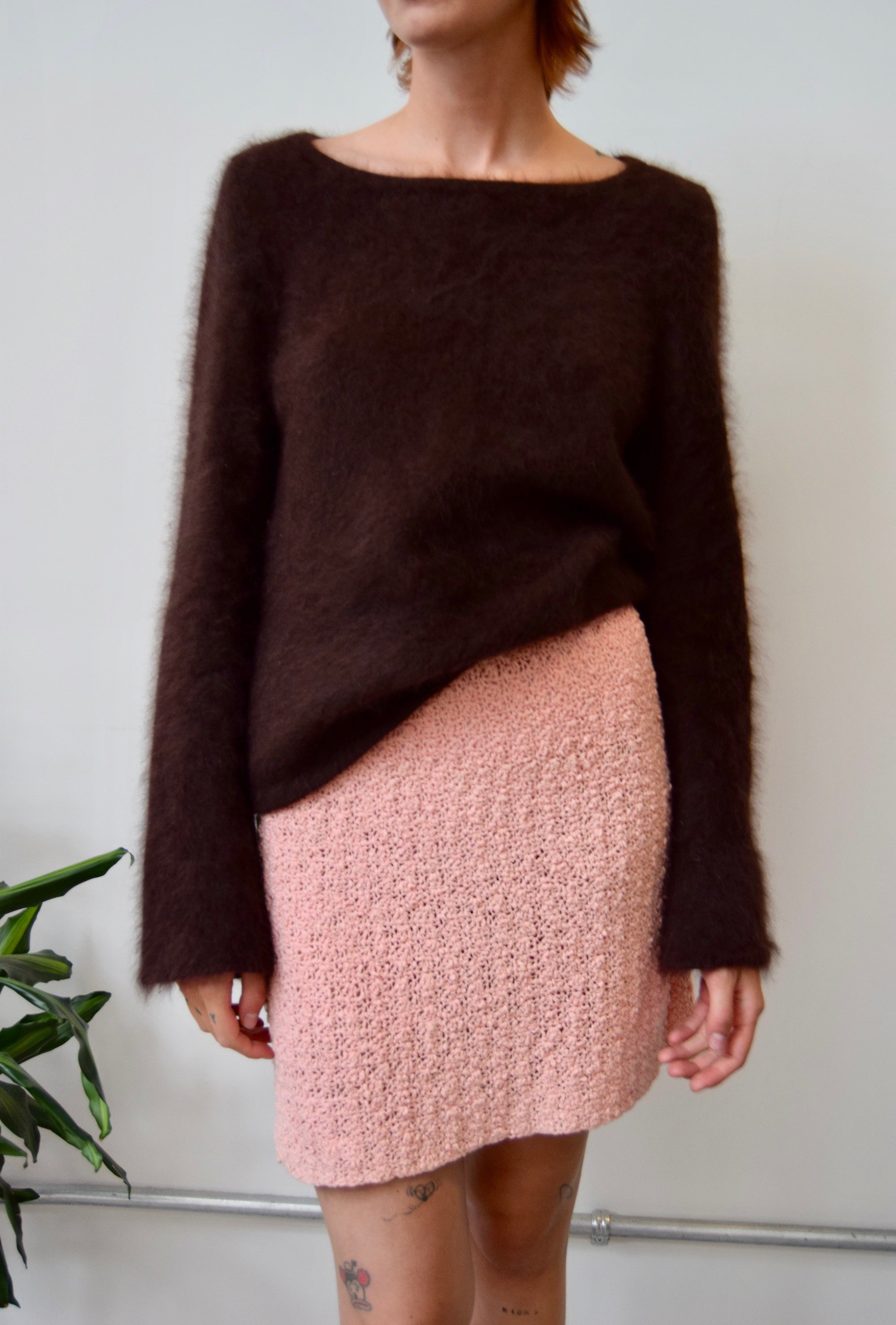 Flared Sleeve Angora Sweater