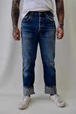 Vintage Patched 60's Levis Big E Selvedge 501's