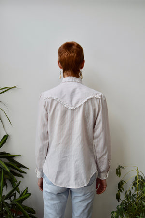 Baby Pink Western Blouse