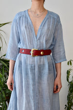 Red Big Hole Belt