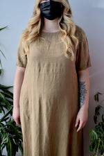 Peanut Linen Market Dress