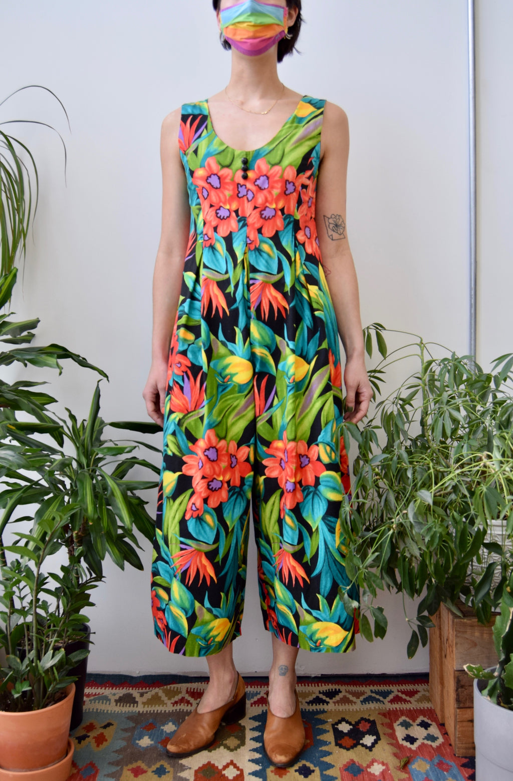 Tropical Cotton Pantsuit