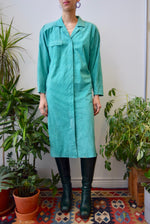 Suede Shirtdress