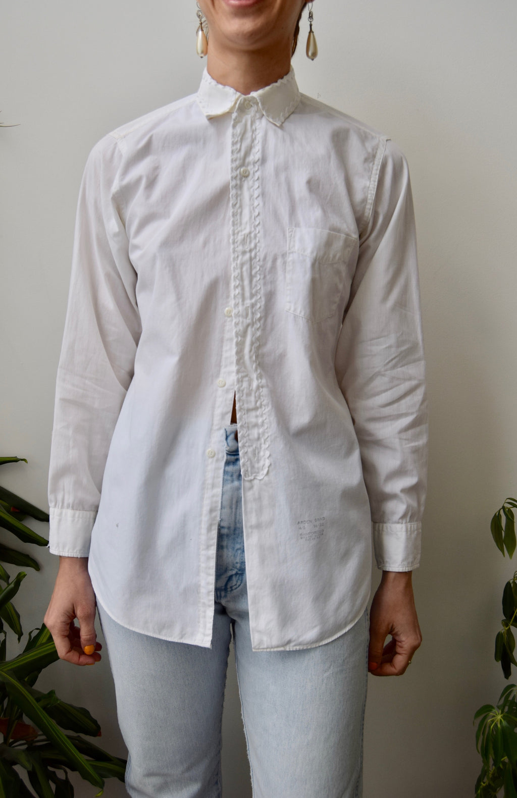 Fifties Rick Rack Button Up