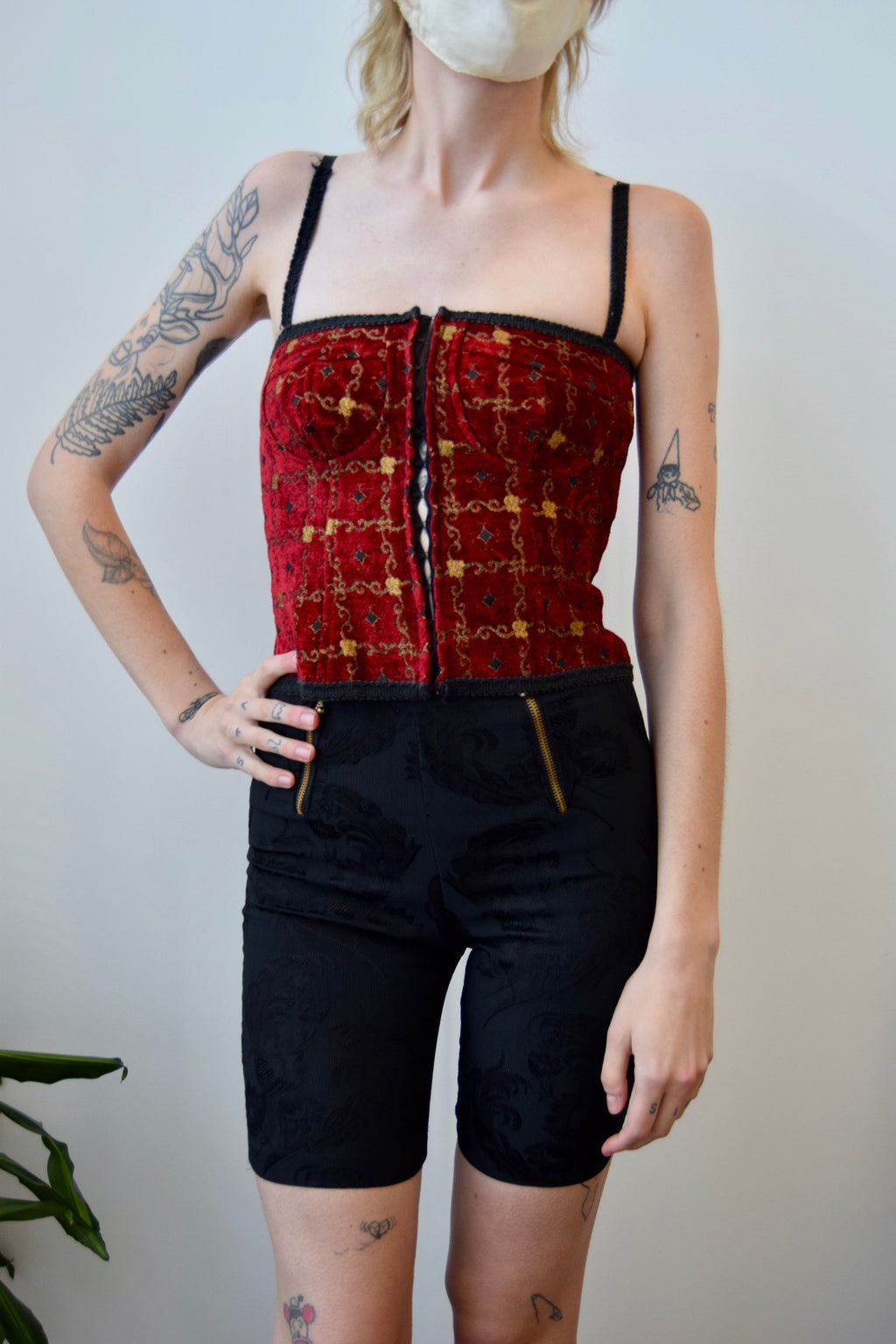 Nineties Velvet 'Tuffgirl' Bustier