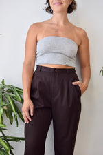 Black Walnut Wool Trousers