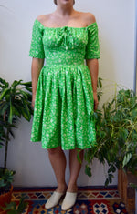 Vintage Midsommar Milkmaid Dress