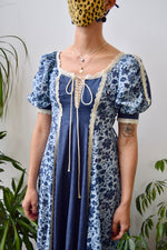 Seventies "Gunne Sax" Renaissance Inspired Dress