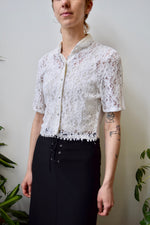 Nineties Lace Button Up