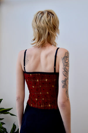 Nineties Velvet 'Tuffgirl' Bustier