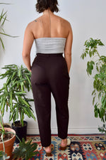 Black Walnut Wool Trousers