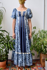 Seventies "Gunne Sax" Renaissance Inspired Dress