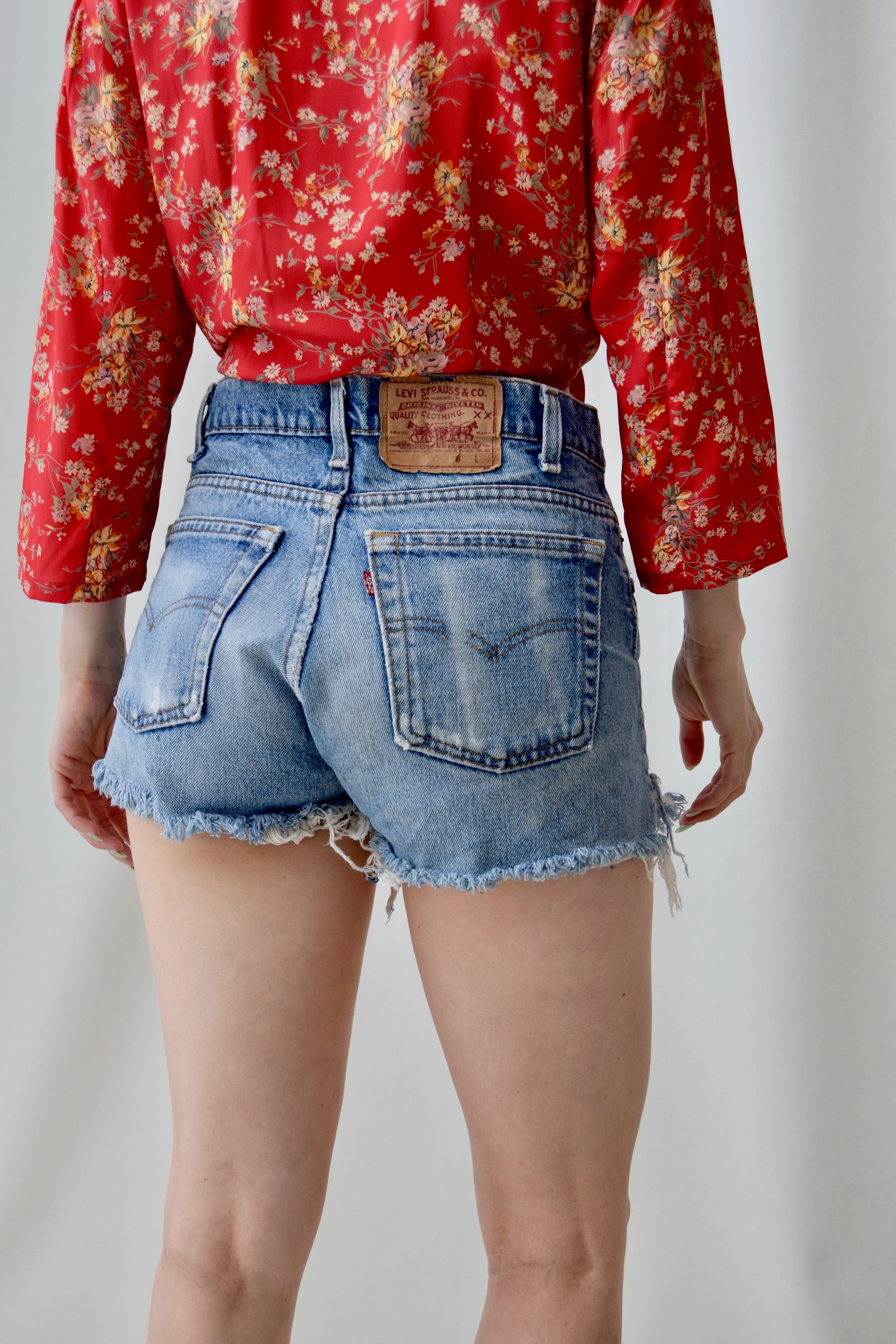 Blue Jean Levis Cut Off Shorts