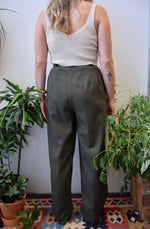 Khaki Wool Trousers