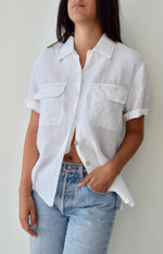 Eyelet Pocket Linen Top