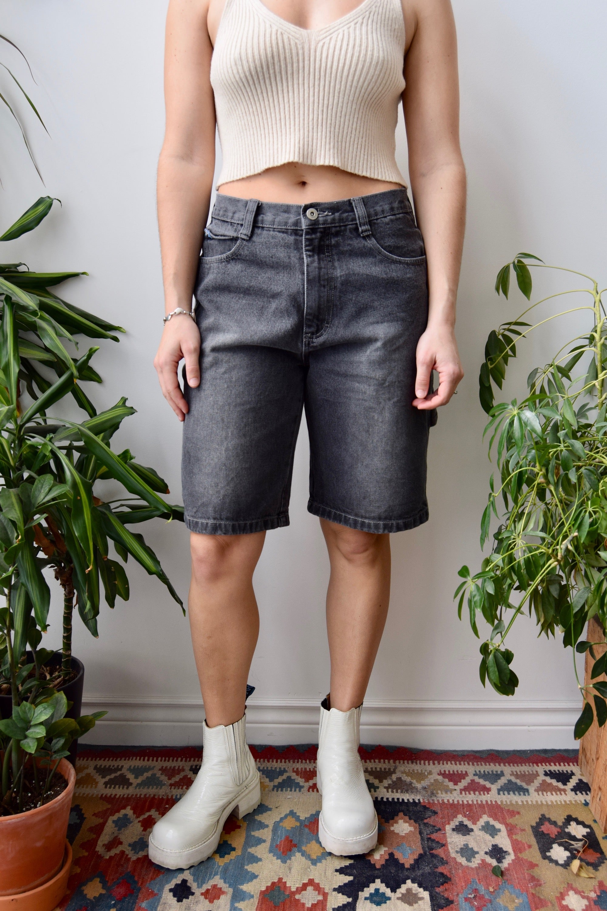 Black Carpenter Shorts