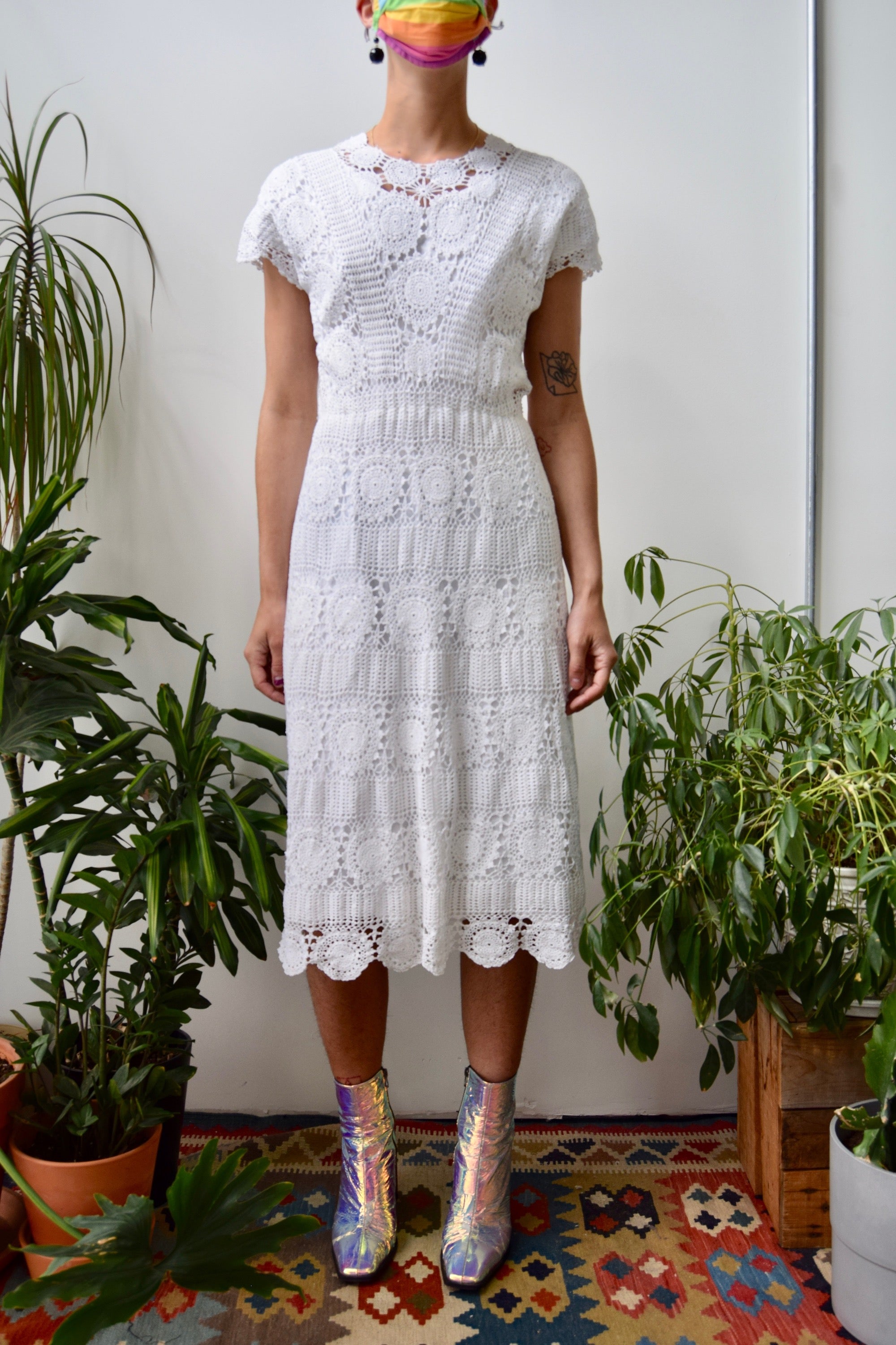 Cotton Crochet Dress