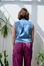 Nineties Denim Vest Top
