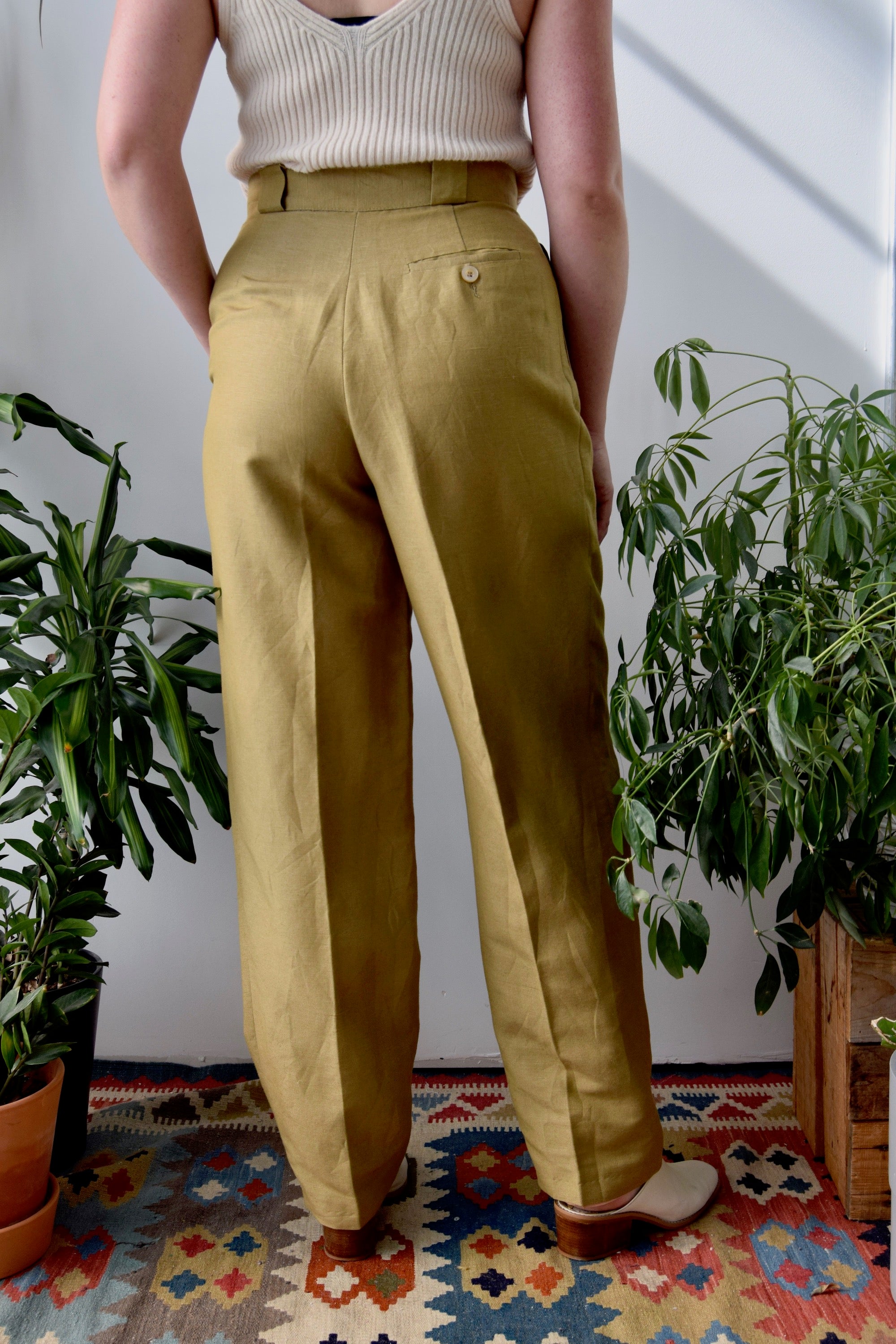 Brown Sugar Linen Trousers