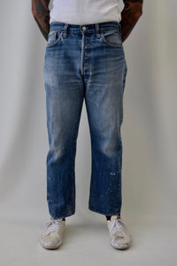 Vintage 70's Faded Levis Selvedge 501's