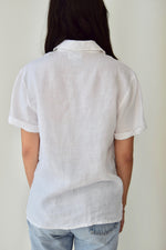 Eyelet Pocket Linen Top