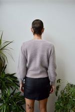 Mauve Angora Sweater