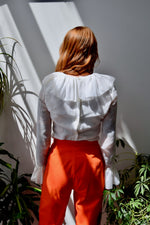 Sixties "Jodee" Ruffle Blouse