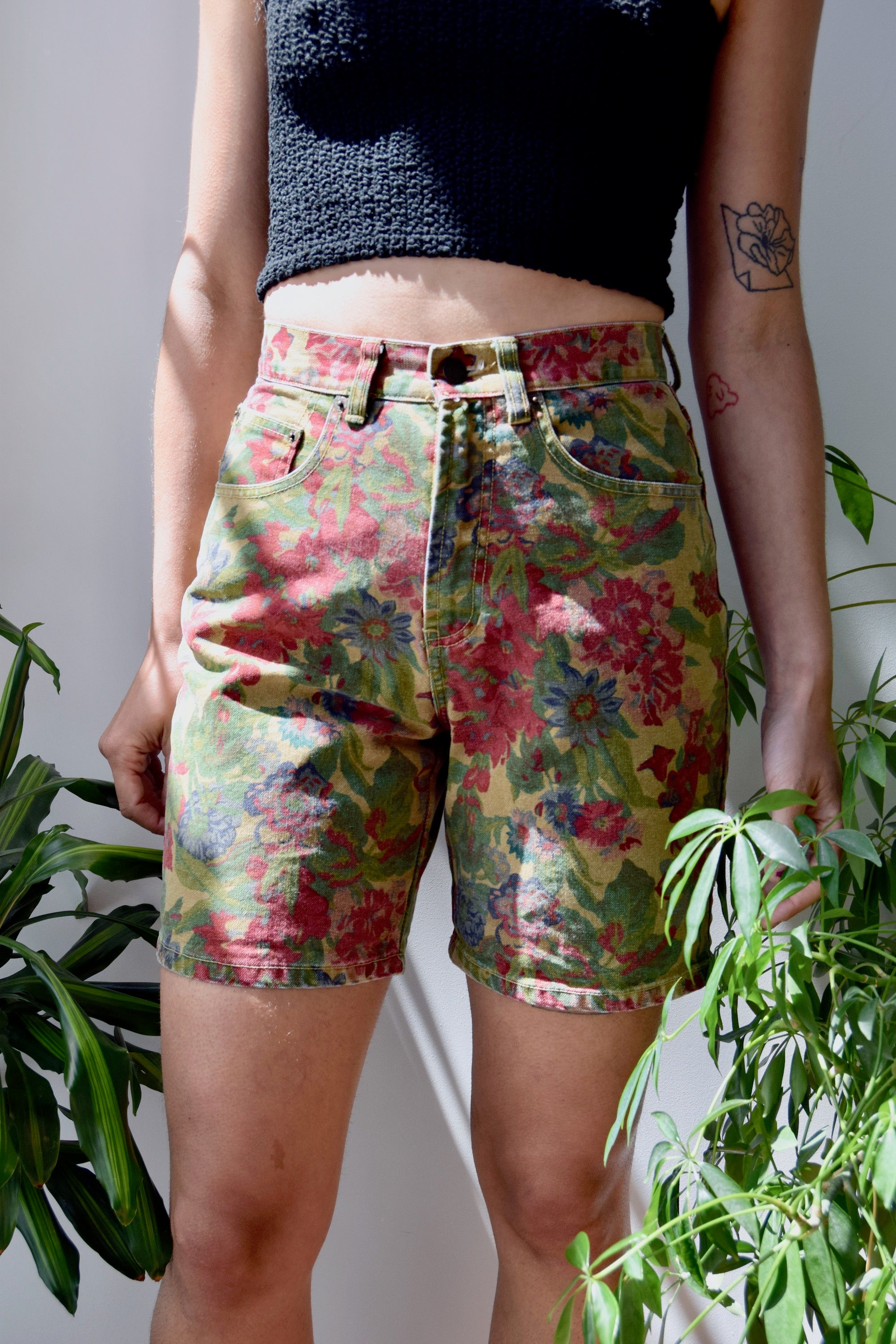 Nineties Floral "GAP" Shorts