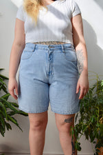 Light Wash Denim Shorts