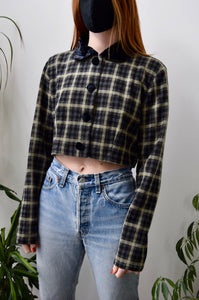 Nineties Plaid Crop Top