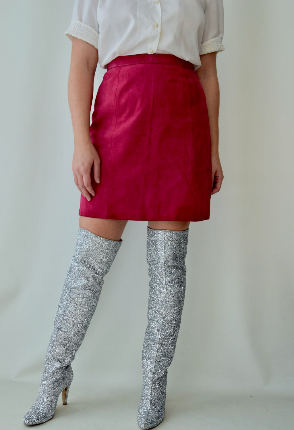 Ruby Suede Mini Skirt