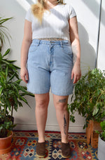 Light Wash Denim Shorts