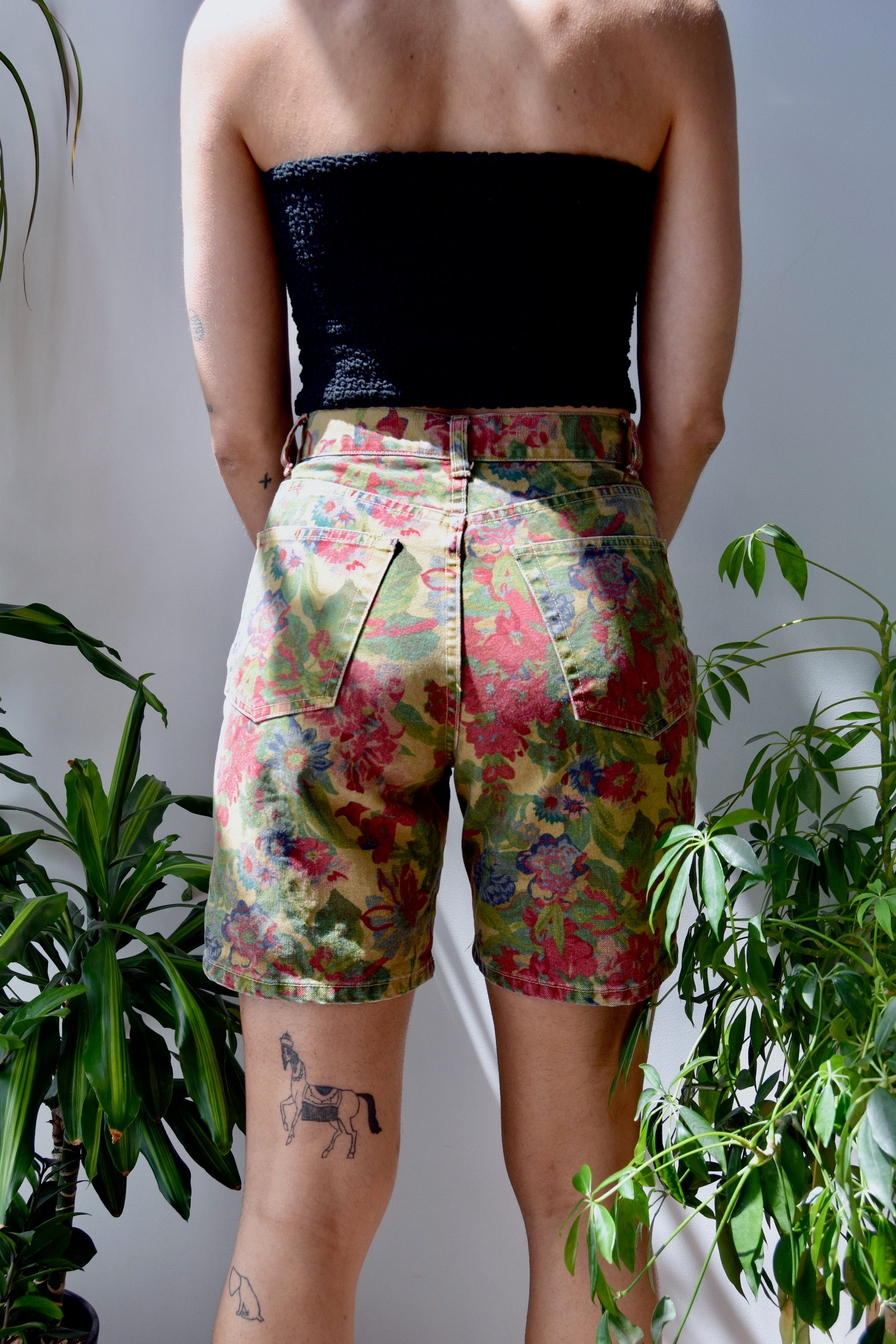Nineties Floral "GAP" Shorts