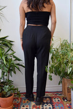 Classic Black Wool Trousers
