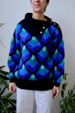 Mohair Peacock Sweater