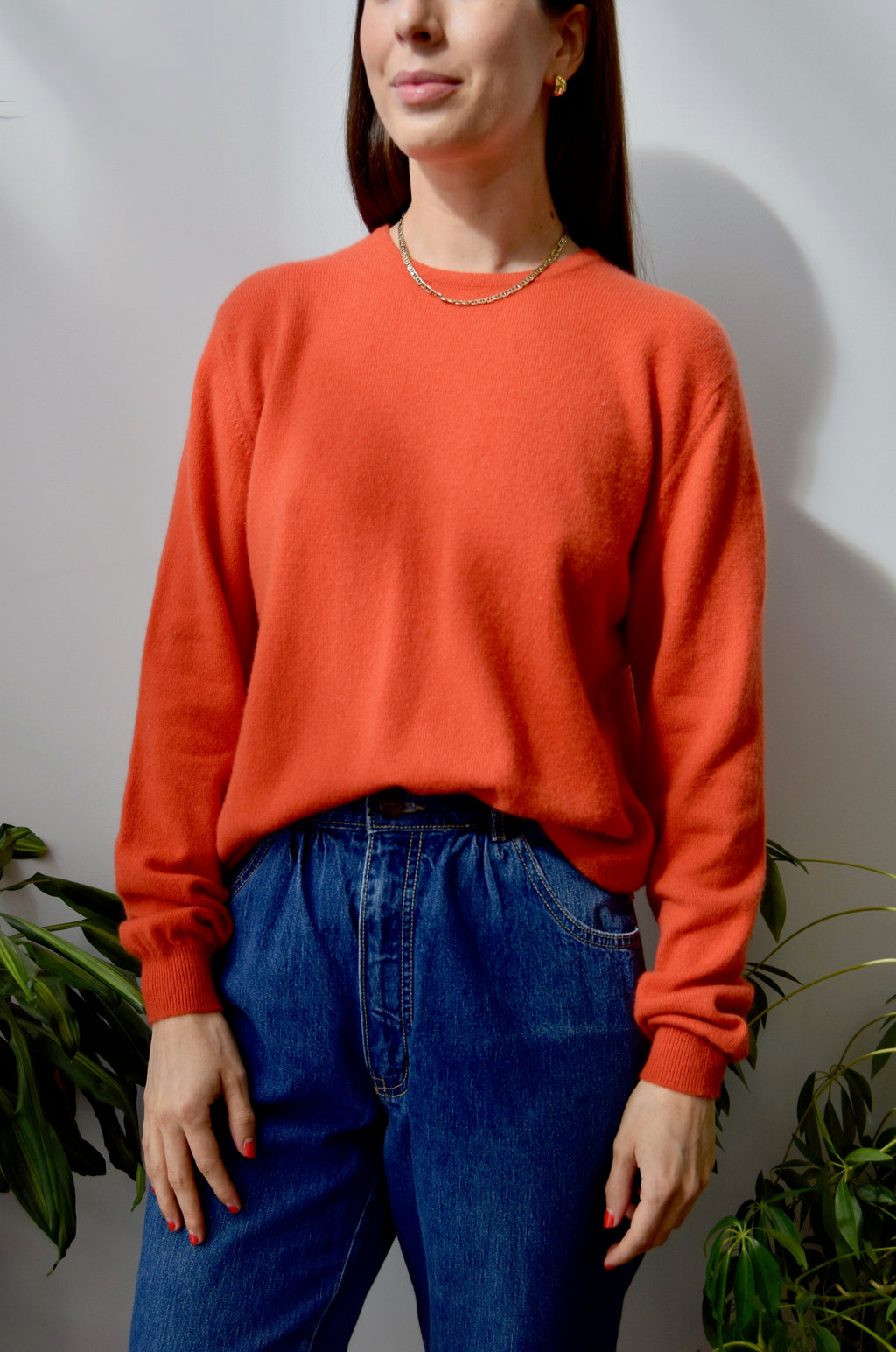 Pumpkin Cashmere Sweater