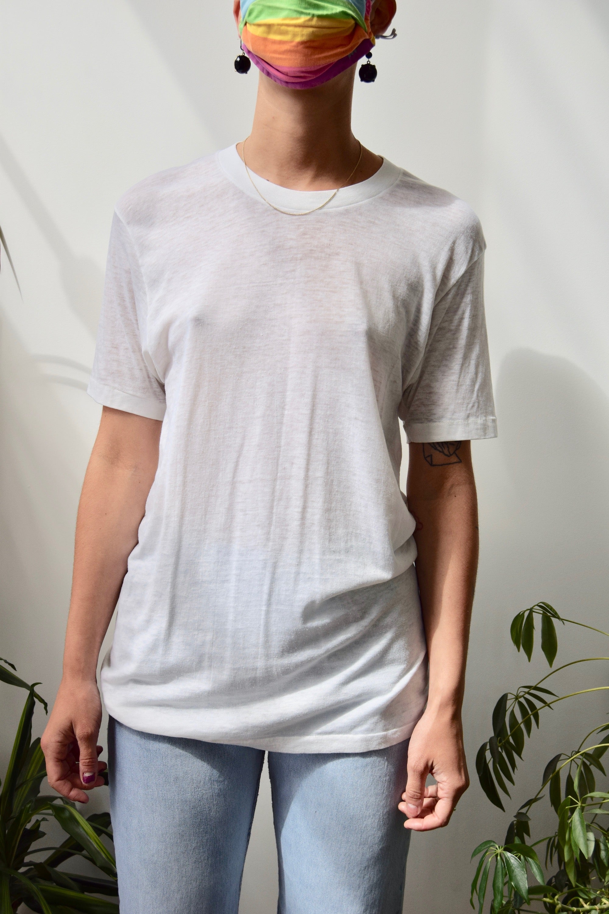 Threadbare White Tee