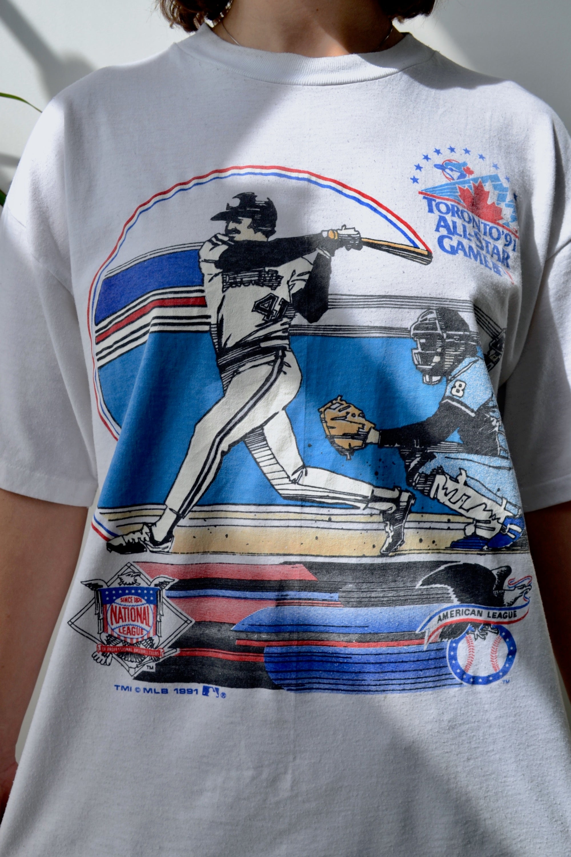 Vintage 1991 MLB Toronto Blue Jays T-shirt Toronto 91 All-star