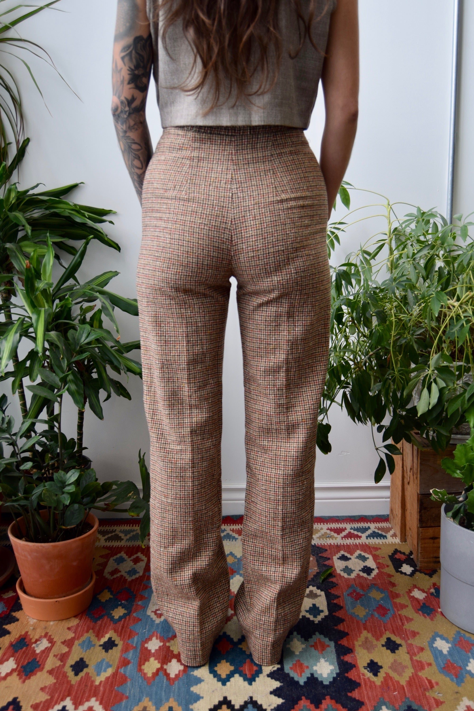 Seventies Tweed Pants