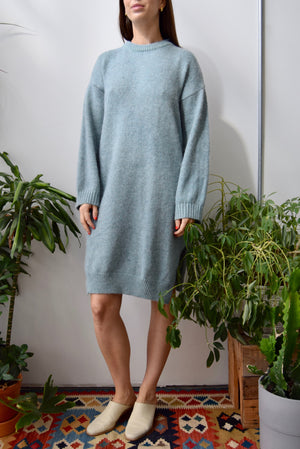 Sapphire Angora Sweater Dress