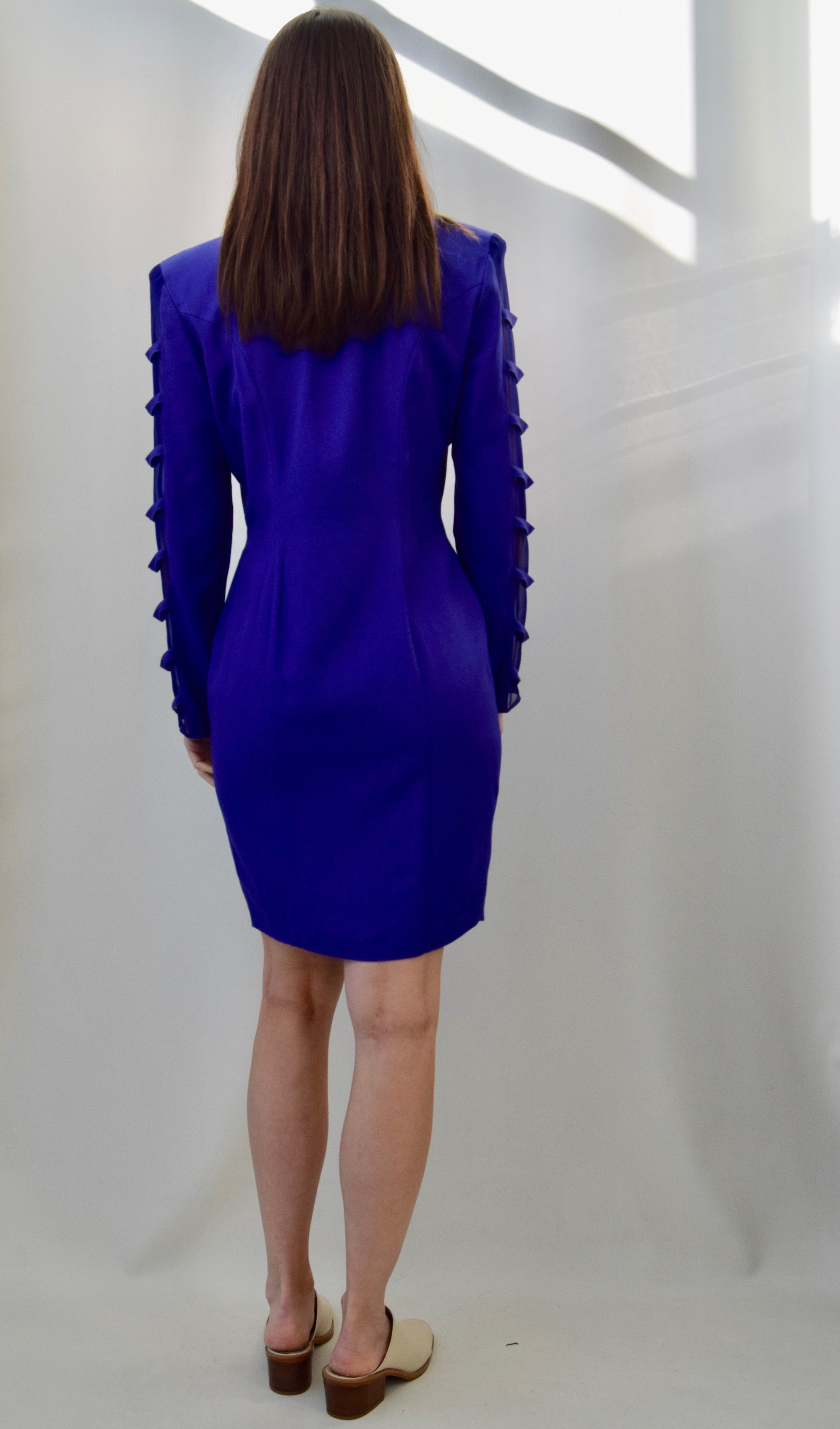 Electric Purple Blazer Dress