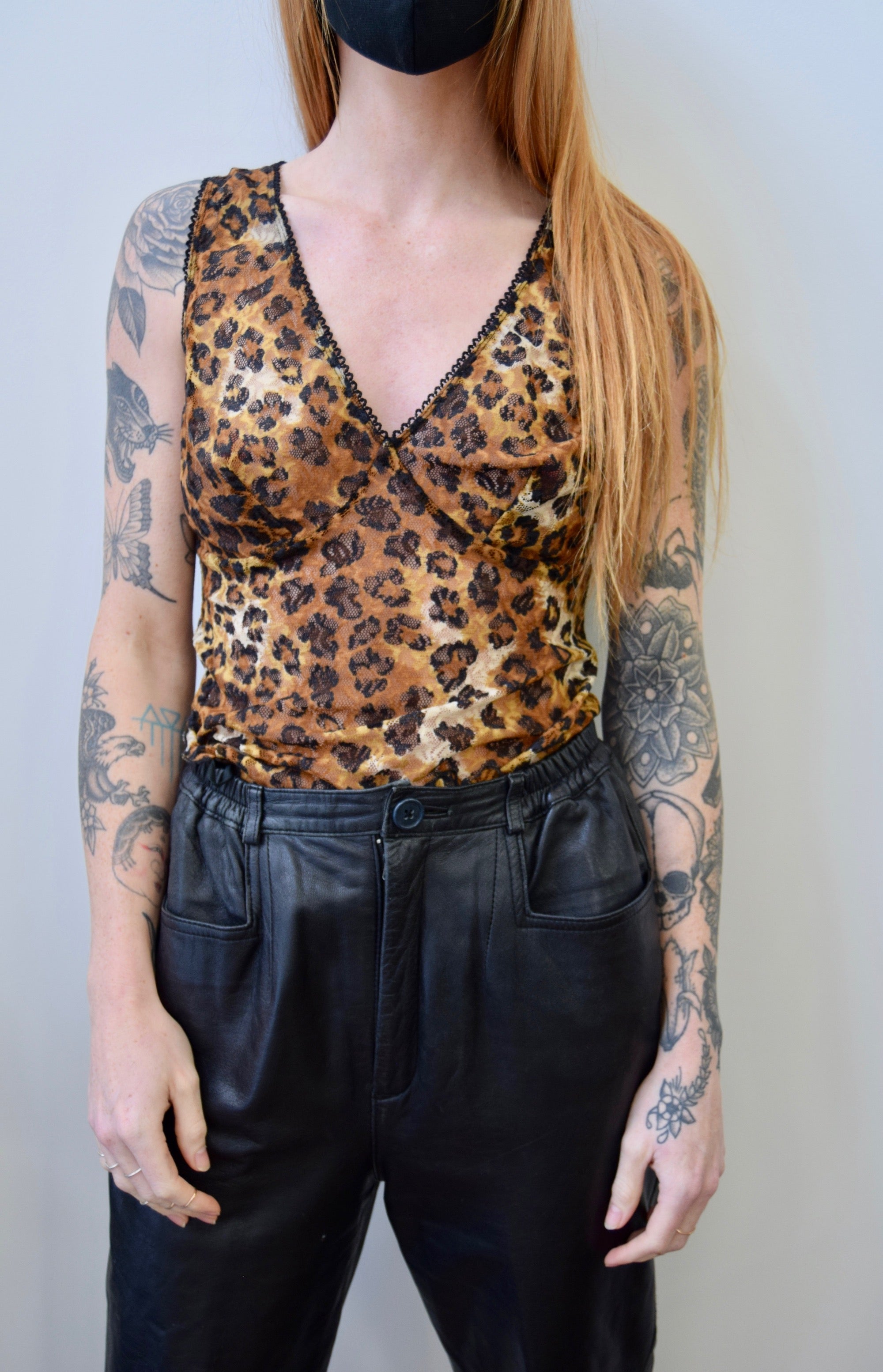 Leopard Lace Tank