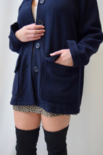 Fall Wool Sweater Coat