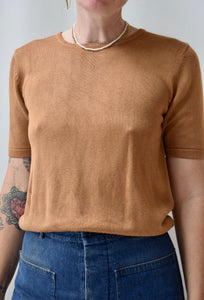 Camel Knit Tee