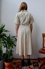 Raw Silk Shirtdress