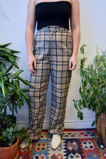 Vintage Wool Plaid Pants