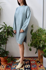 Sapphire Angora Sweater Dress