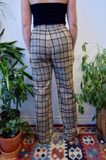 Vintage Wool Plaid Pants